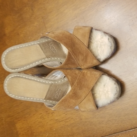 Women's UGG wedge sandals size 7 - Picture 8 of 8